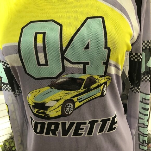 General Motors Corvette Graphic Mini Bodycon Dress Purple M - Picture 6 of 12